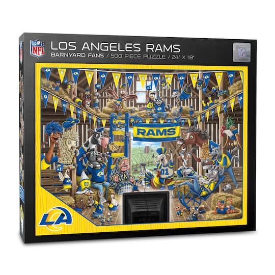 NFL Barnyard Fans 500 Piece Puzzle By Youthefan in Los Angeles Rams | 18" x 24" | Michaels®